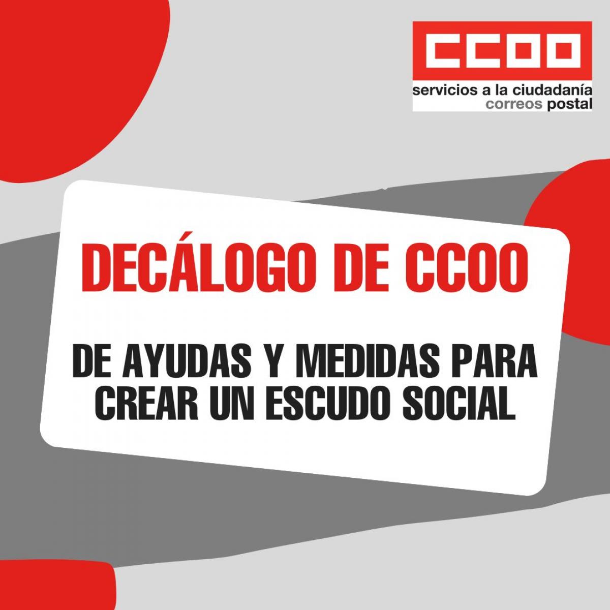 CCOO pide un escudo social