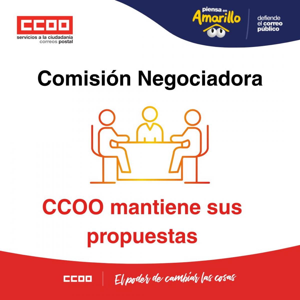 CCOO mantiene sus propuestas en la Comisin Negociadora