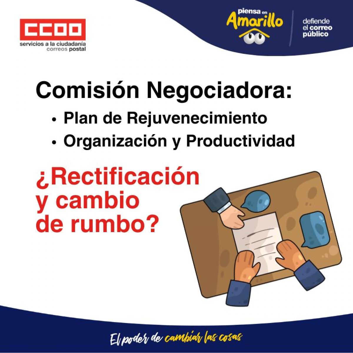 Correos convoca la Comisión Negociadora: Plan de Rejuvenecimiento y Organización y Productividad
¿Rectificación y cambio de rumbo?