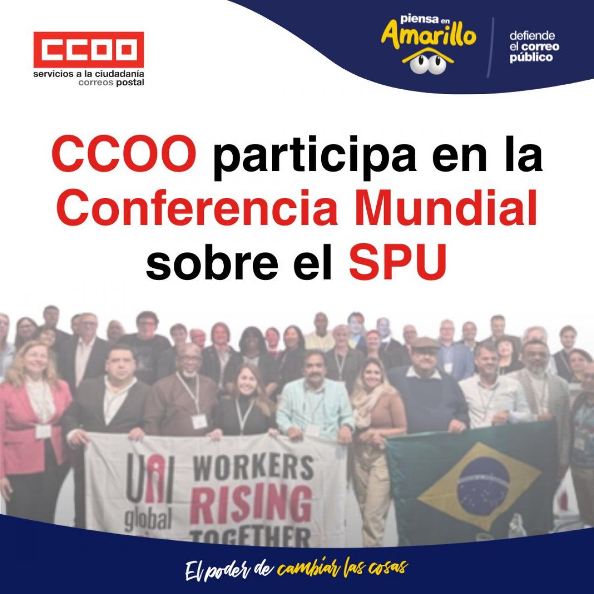 CCOO participa en la Conferencia Mundial sobre el SPU