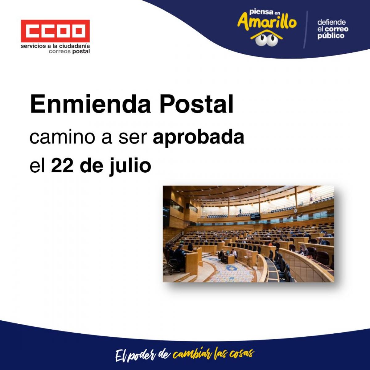 La Enmienda Postal de rescate y refuerzo del Correo Pblico