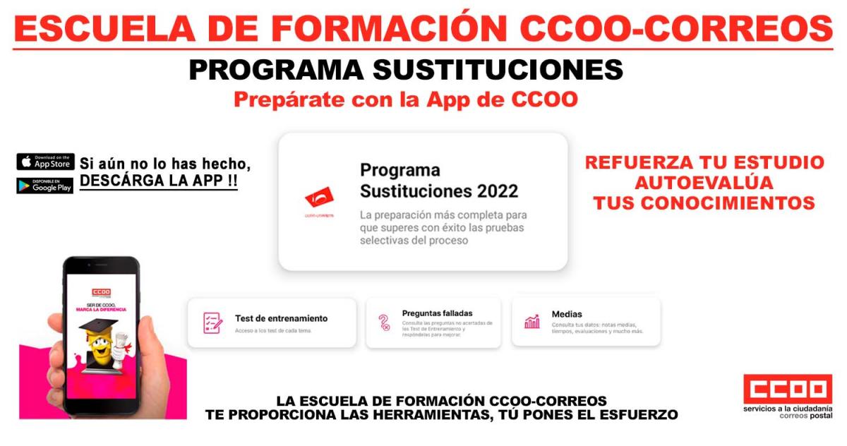 Programa de sustituciones 2022