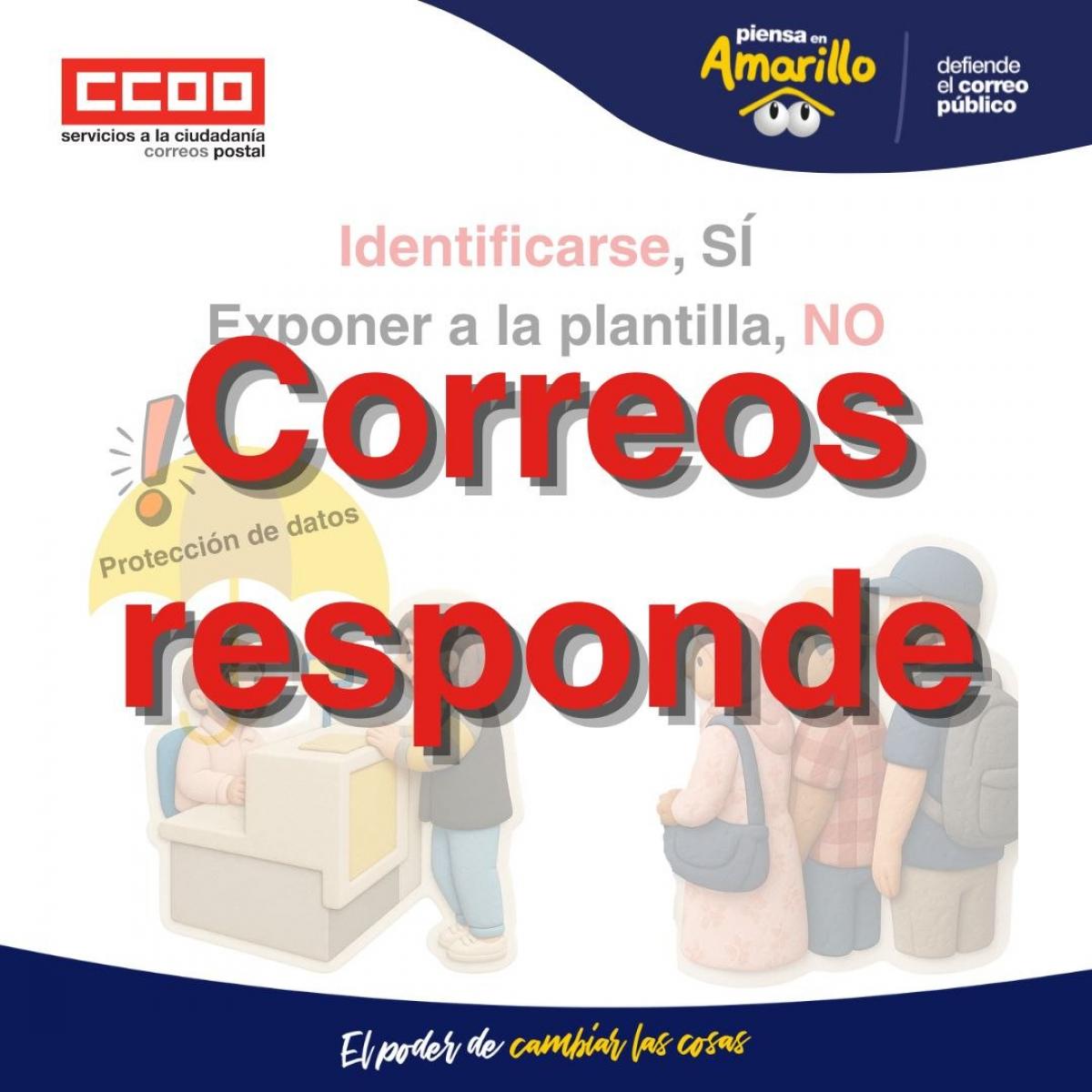 Correos responde a CCOO