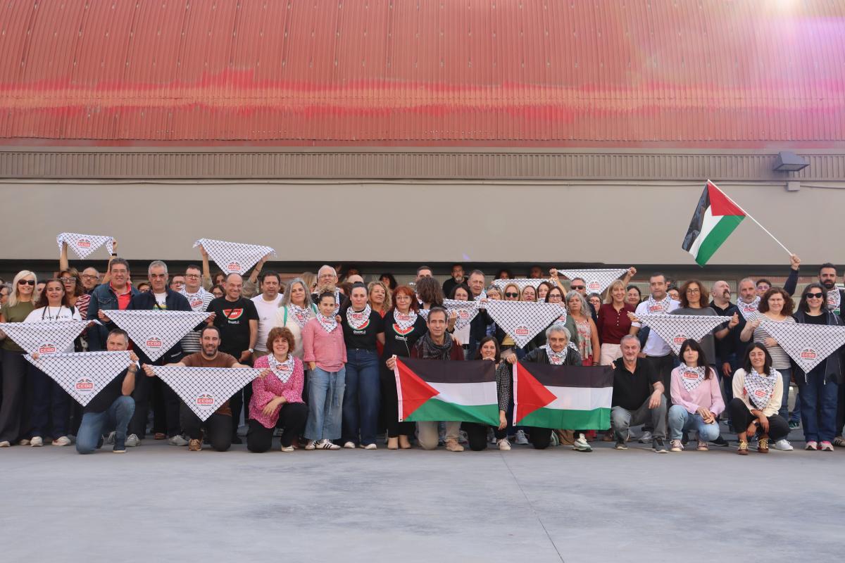 Paros por Palestina 15 de octubre 2025 CCOO-Correos