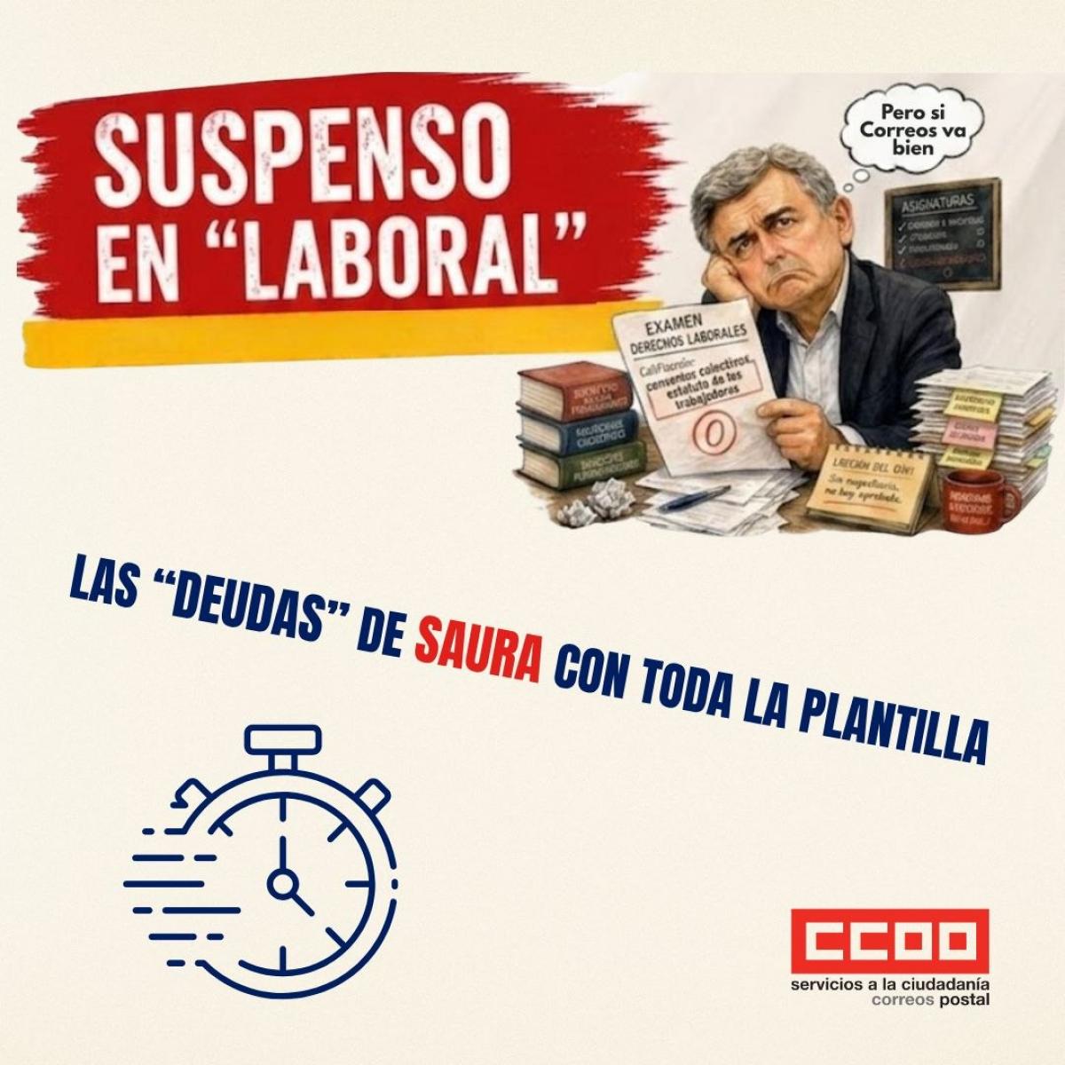 Las “deudas” de Saura con la plantilla