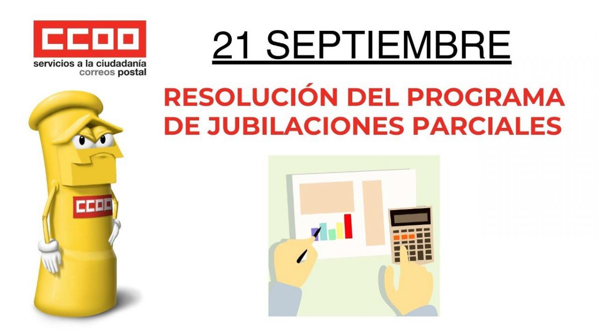 21 de septiembre: Resolución del programa de jubilaciones parciales