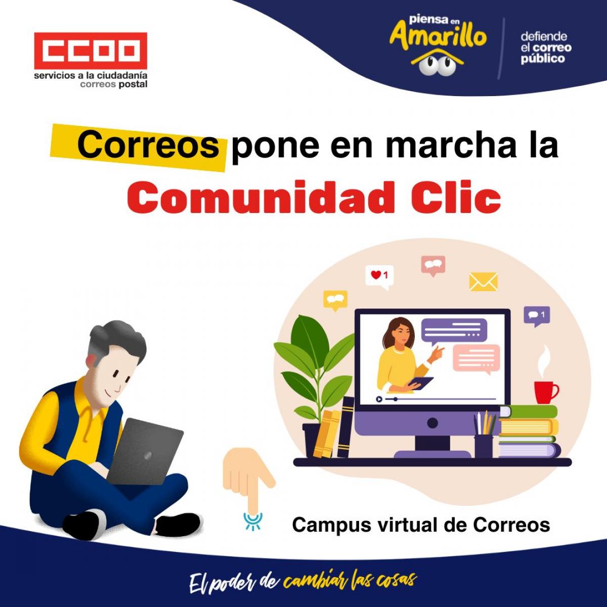 La Escuela de Formacin CCOO-Correos informa: Correos pone en marcha "La Comunidad Clic"