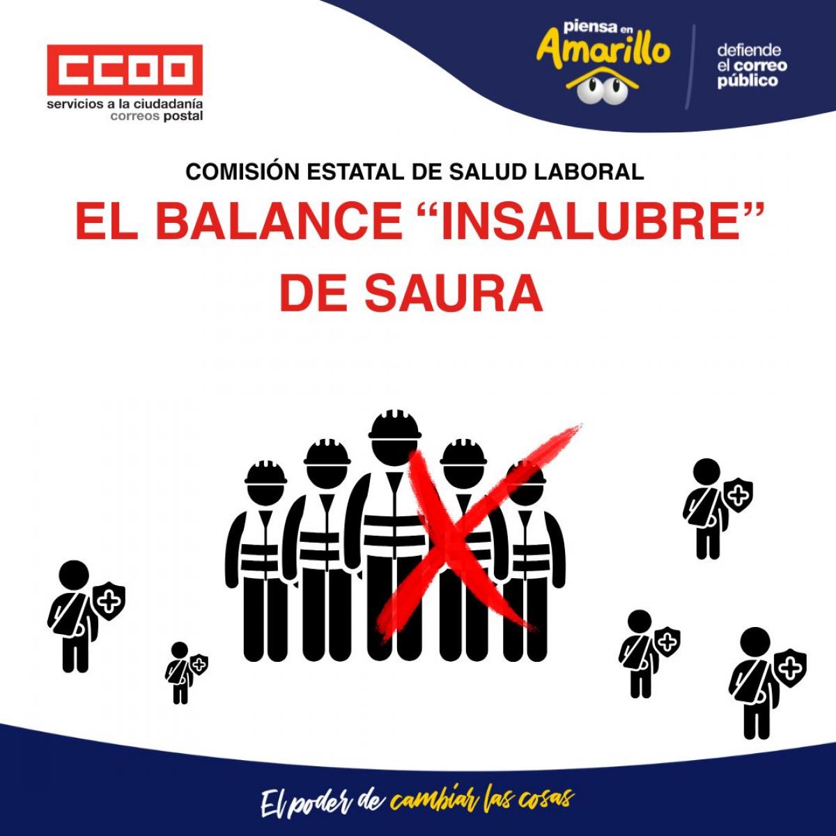 Comisión Estatal de Salud Laboral, el balance “insalubre” de Saura