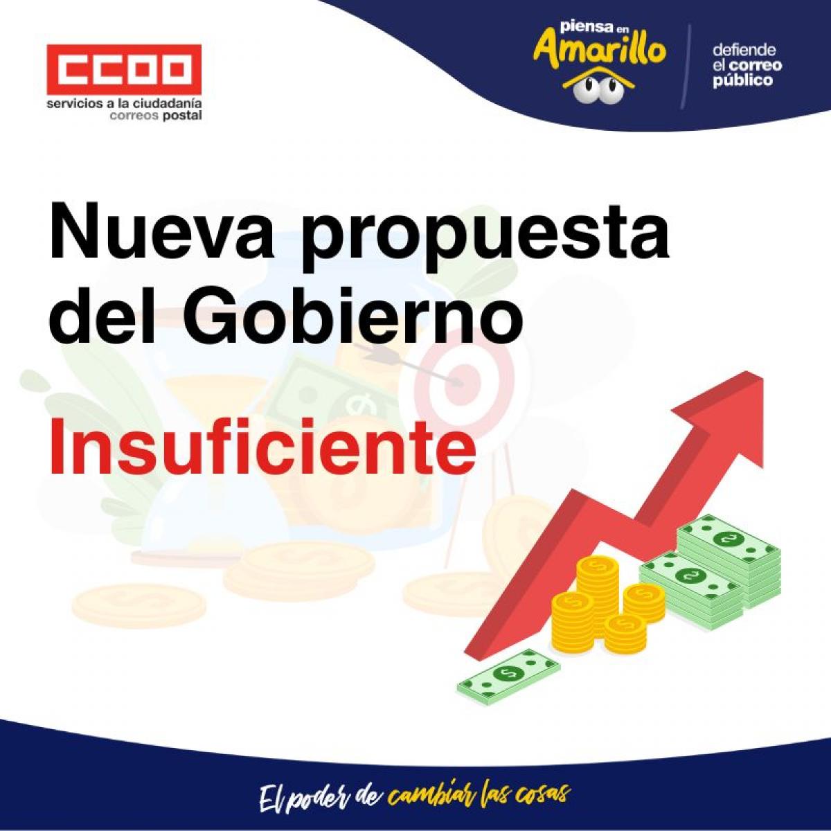 Nueva -e insuficiente- propuesta salarial del Gobierno