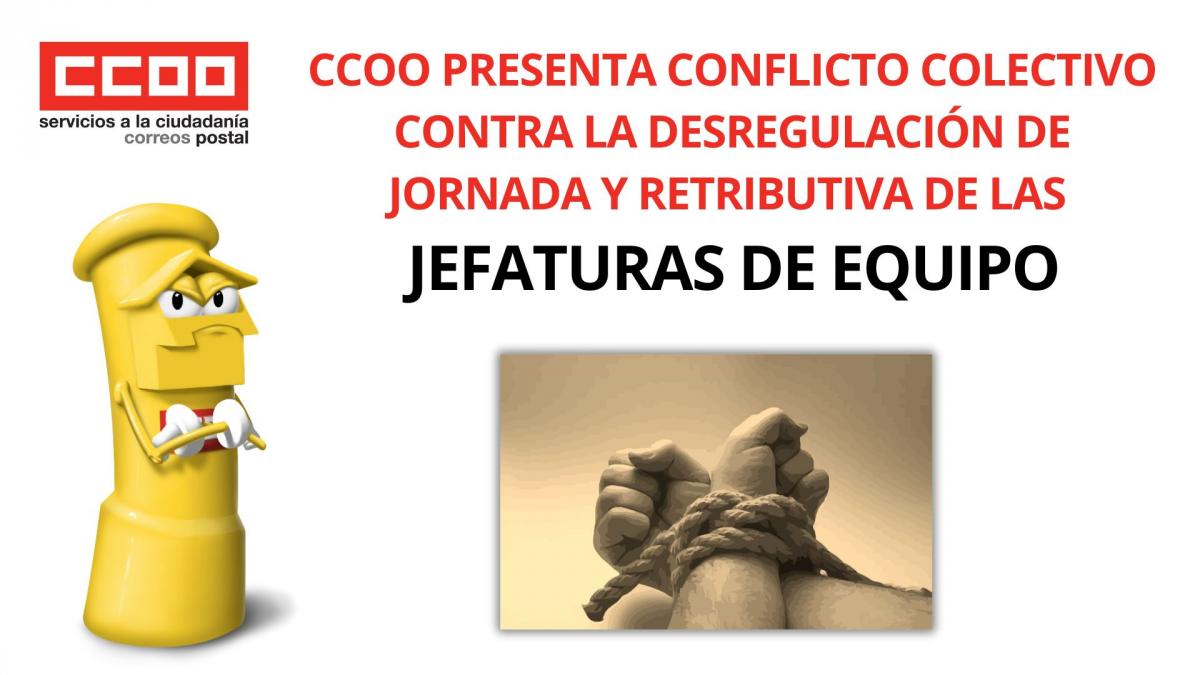 CCOO presenta Conflicto Colectivo contra la desregulación de jornada y retributiva