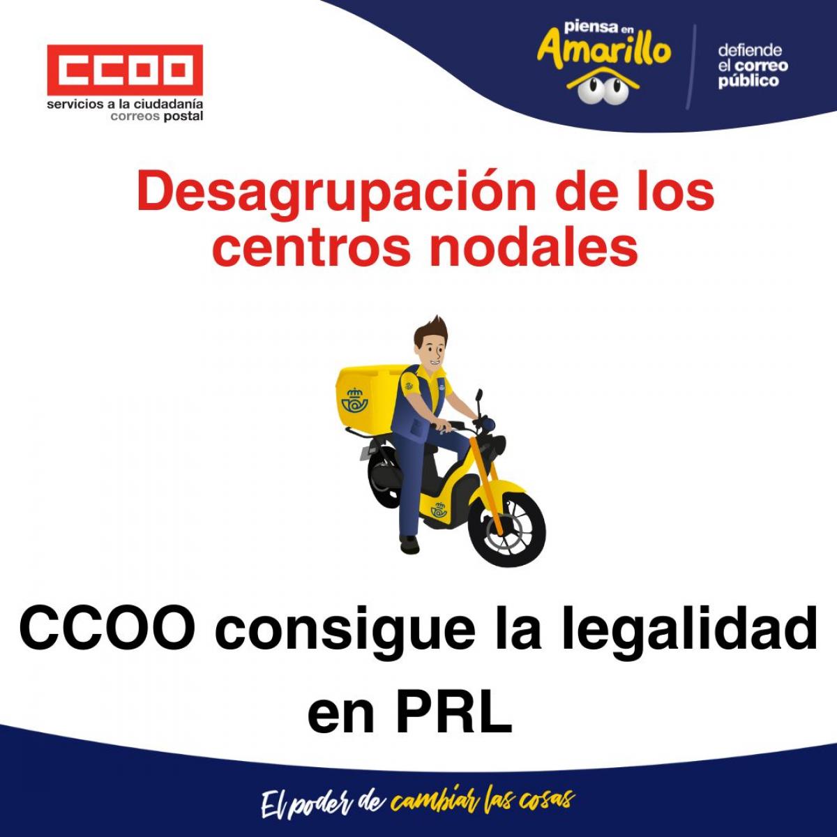 Desagrupacin de centros nodales