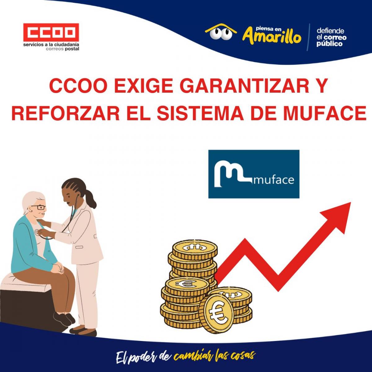 CCOO, sindicato mayoritario en la Funcin Pblica y en Correos, exige garantizar y reforzar el sistema de Muface