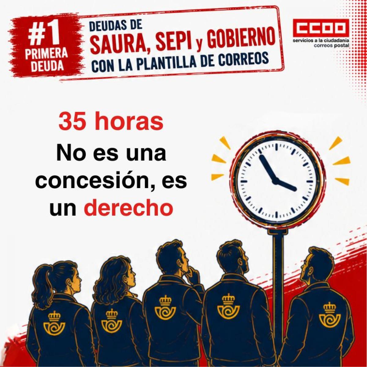 35 horas no es una concesión, es un derecho