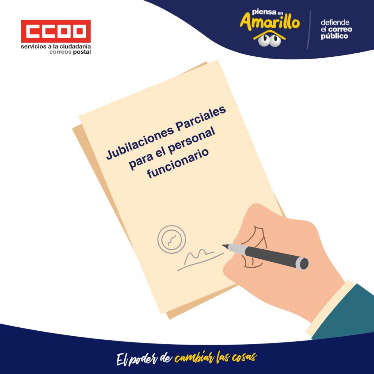 CCOO firma con el Gobierno un acuerdo para la jubilacin parcial del personal funcionario