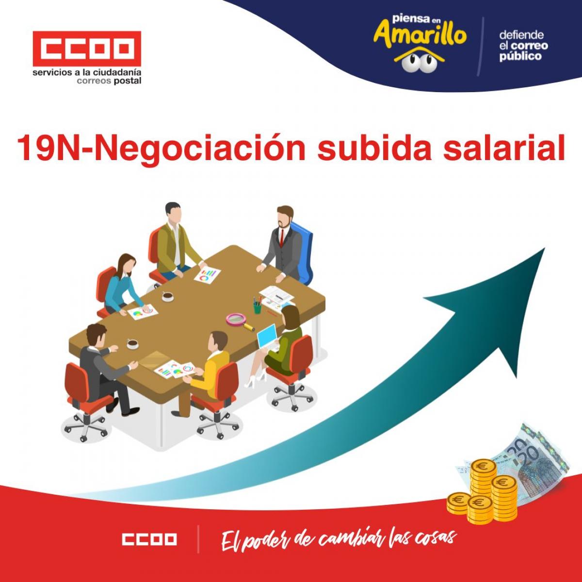 CCOO negocia con el Gobierno la subida salarial de los empleados/as públicos