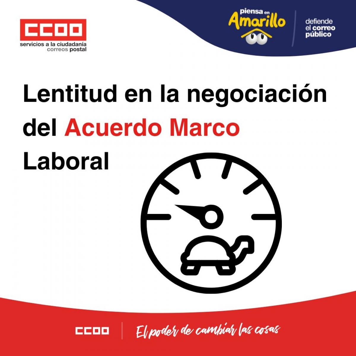 con apreciable lentitud, avanza la negociacin del Acuerdo Marco laboral