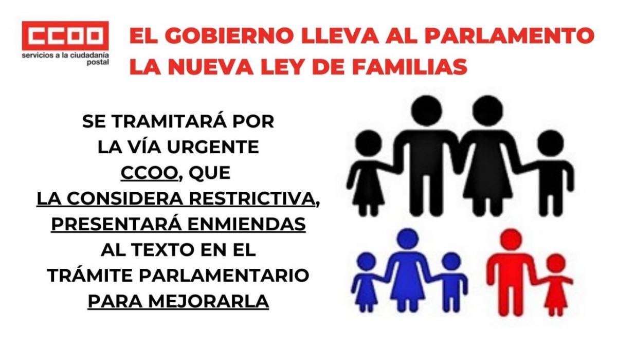 El gobierno lleva al parlamento la nueva Ley de Familias