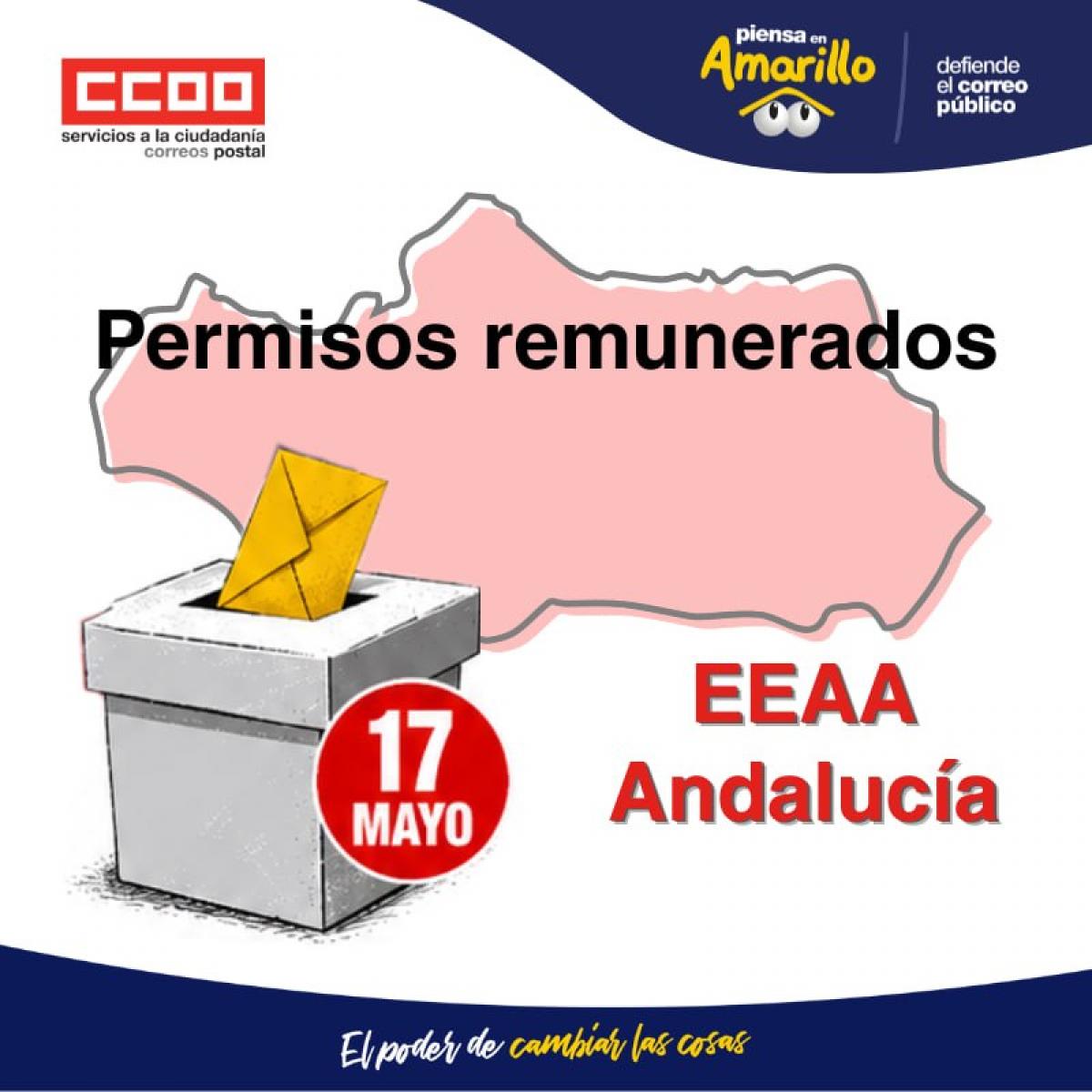 EEAA Andalucía, permisos retribuidos y descanso legal