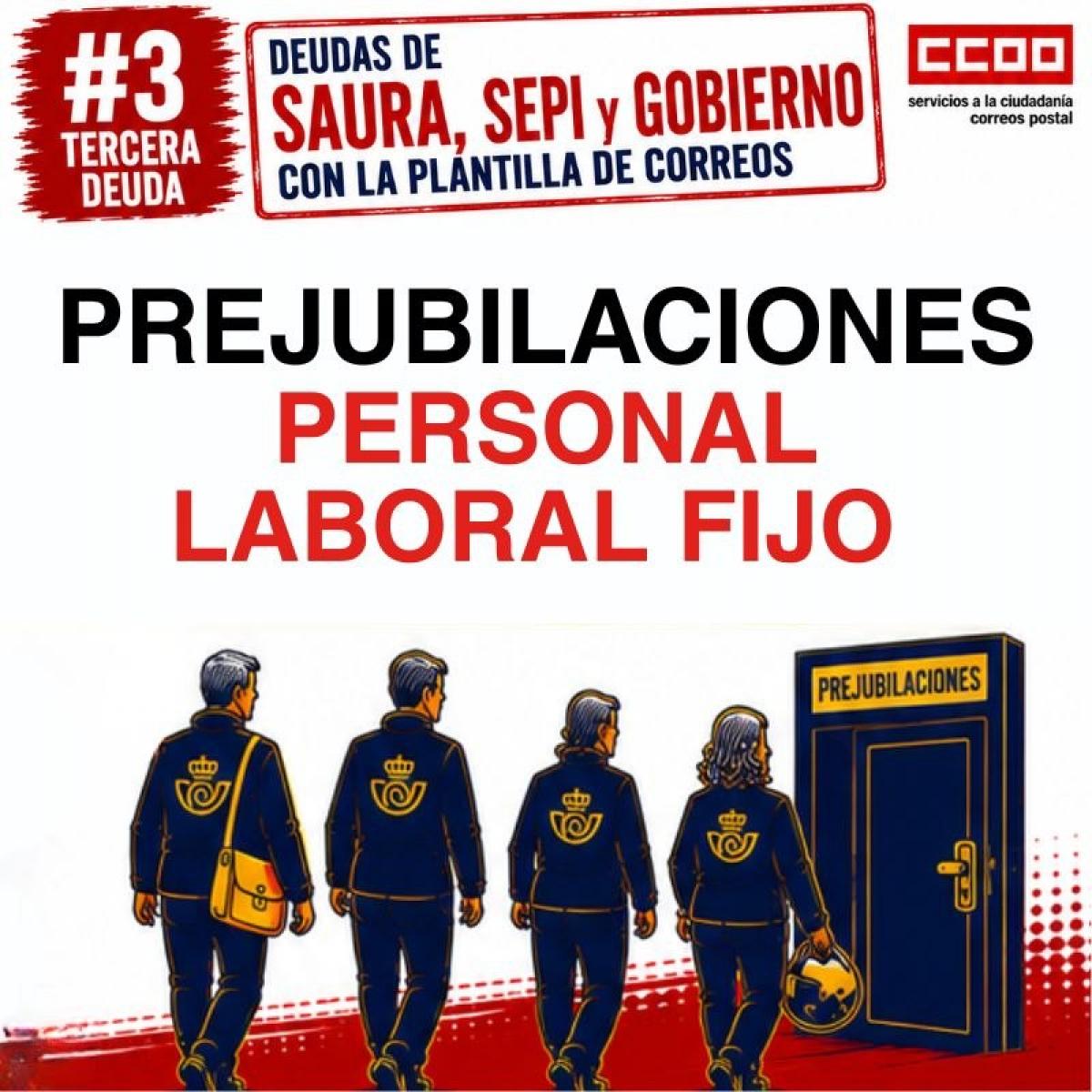 Prejubilaciones personal laboral