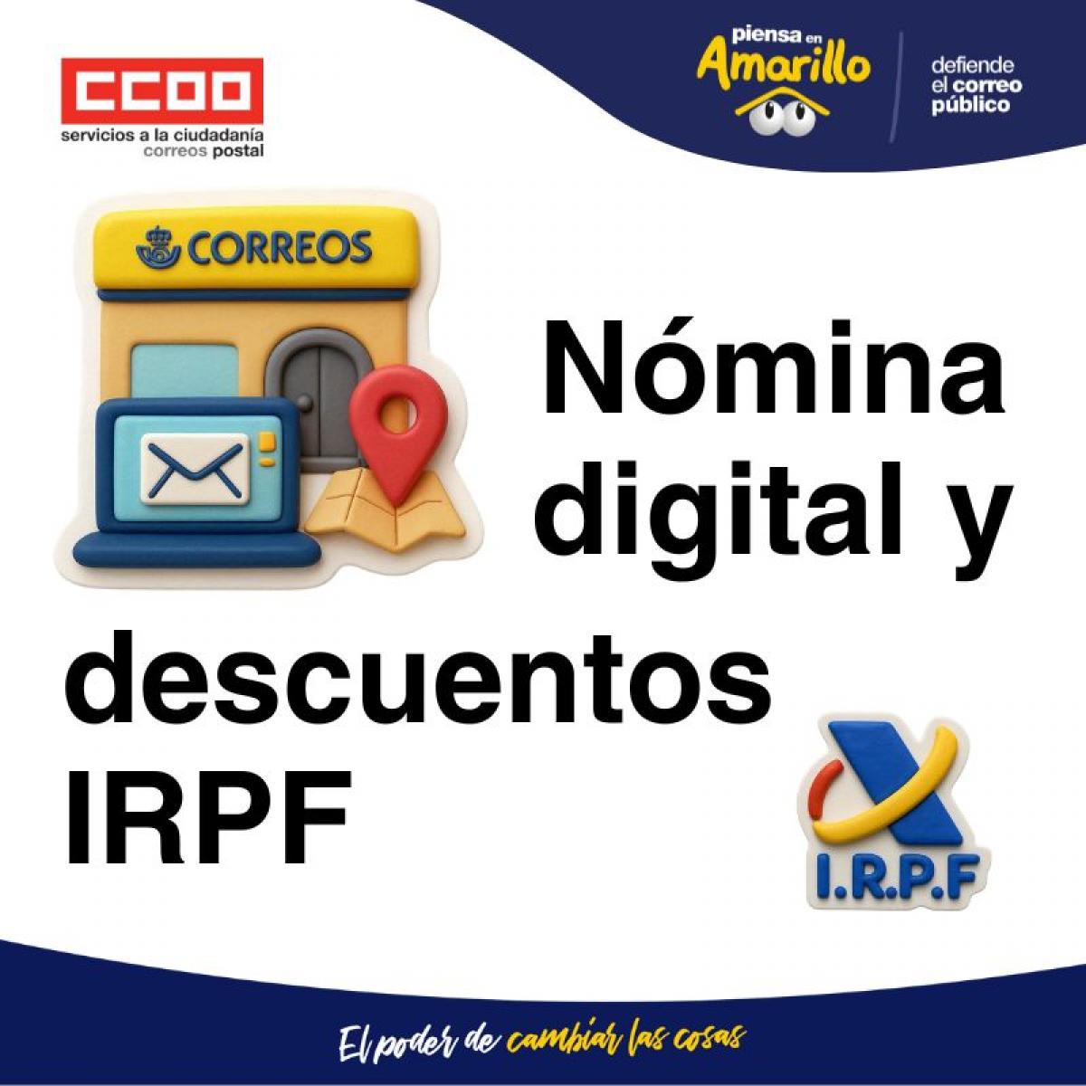 Nómina digital y descuentos de IRPF