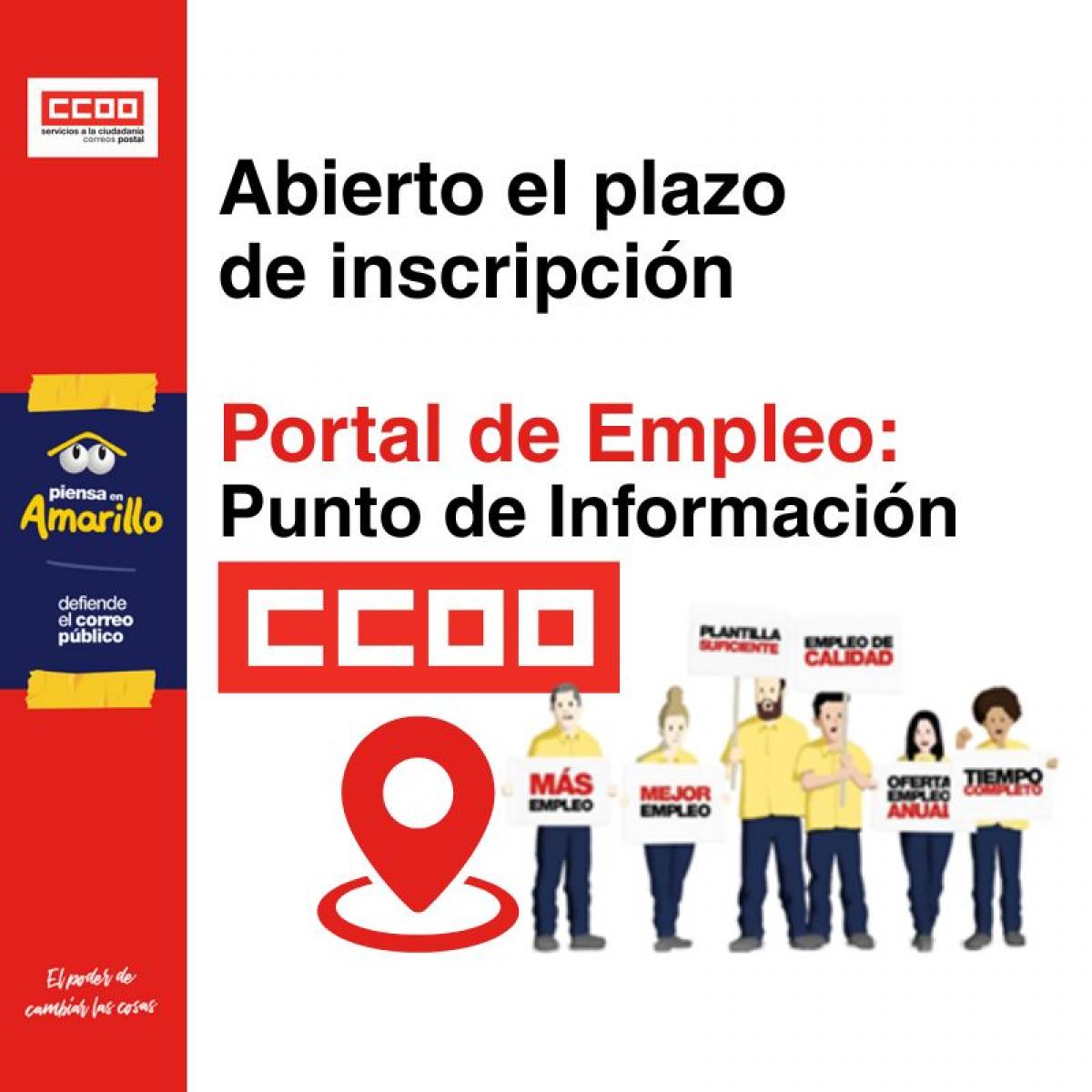 Portal del Empleo, abierto plazo de inscripción del 12 de diciembre al 12 de enero