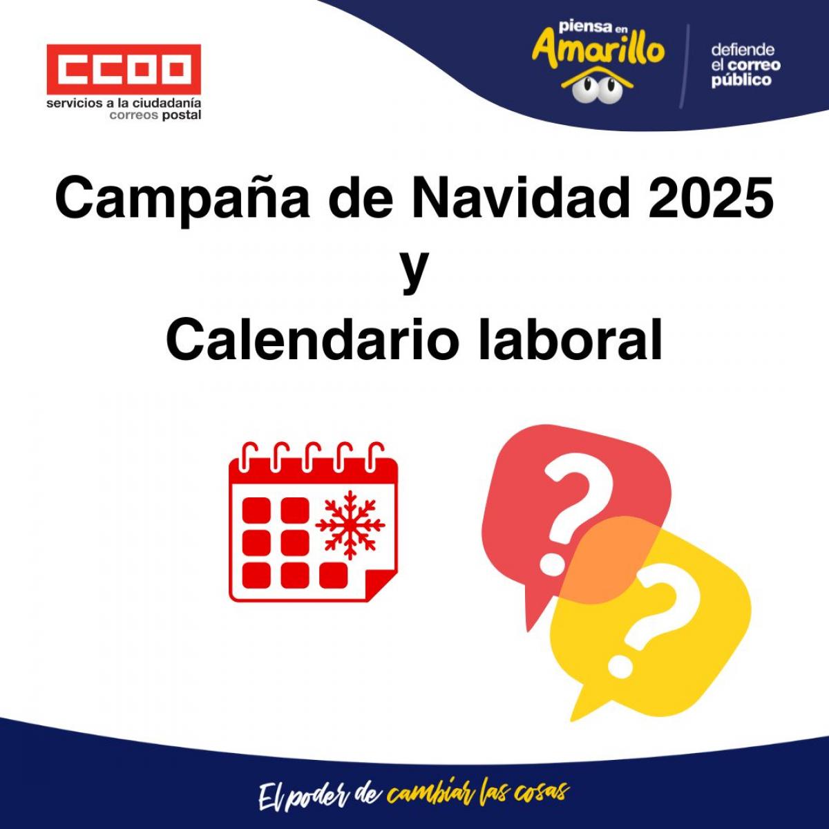 Campaña de Navidad y calendario laboral 2025