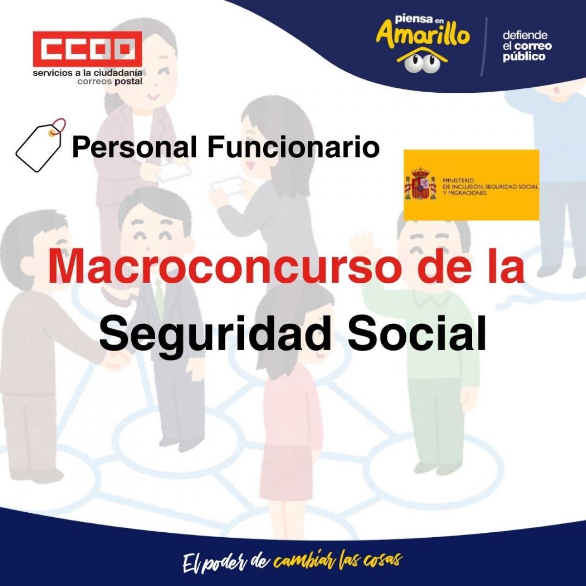 11F, publicada en el BOE la convocatoria del macroconcurso para la Seguridad Social
