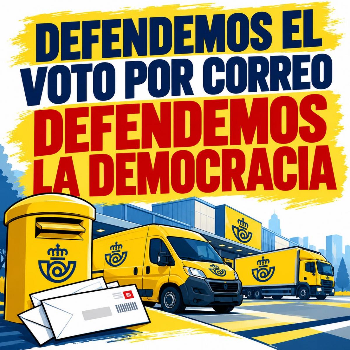 Defendemos el voto por correo, defendemos la democracia