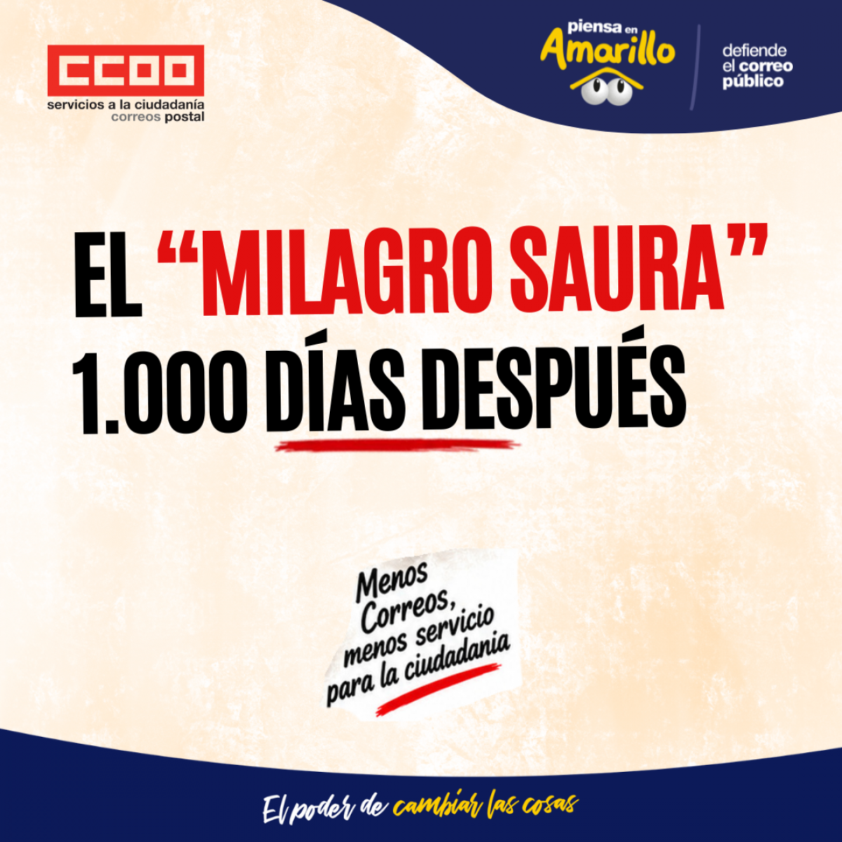 El "milagro Saura", 1.000 días después
